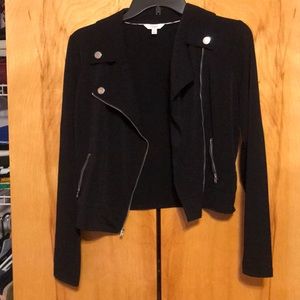 Candie’s Knit Moto Jacket